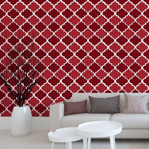 Adesivo de parede Papel de Parede Burgundy