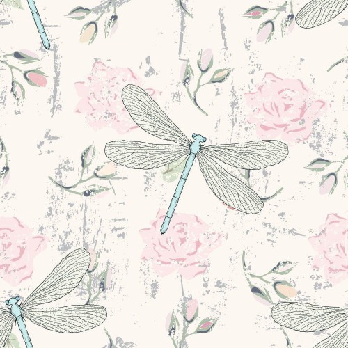 Adesivo de parede Papel de Parede Dragonfly