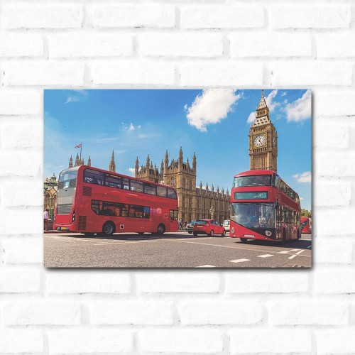 Adesivo de parede Placa Decorativa London 2