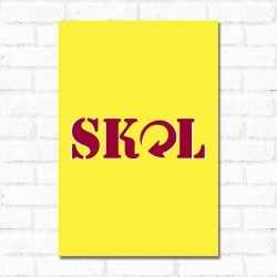 Placa Decorativa Skol